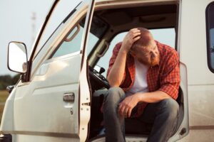 man wondering what to do after car accident